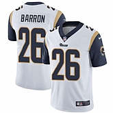 Nike Men & Women & Youth Rams 26 Mark Barron White NFL Vapor Untouchable Limited Jersey,baseball caps,new era cap wholesale,wholesale hats